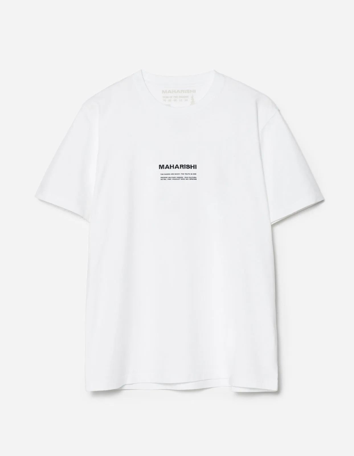 1388 Maharishi Pax Cultura T-Shirt White