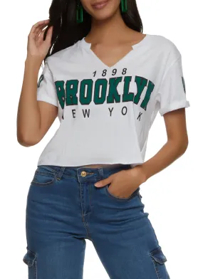 1898 Brooklyn New York Notch Neck Tee