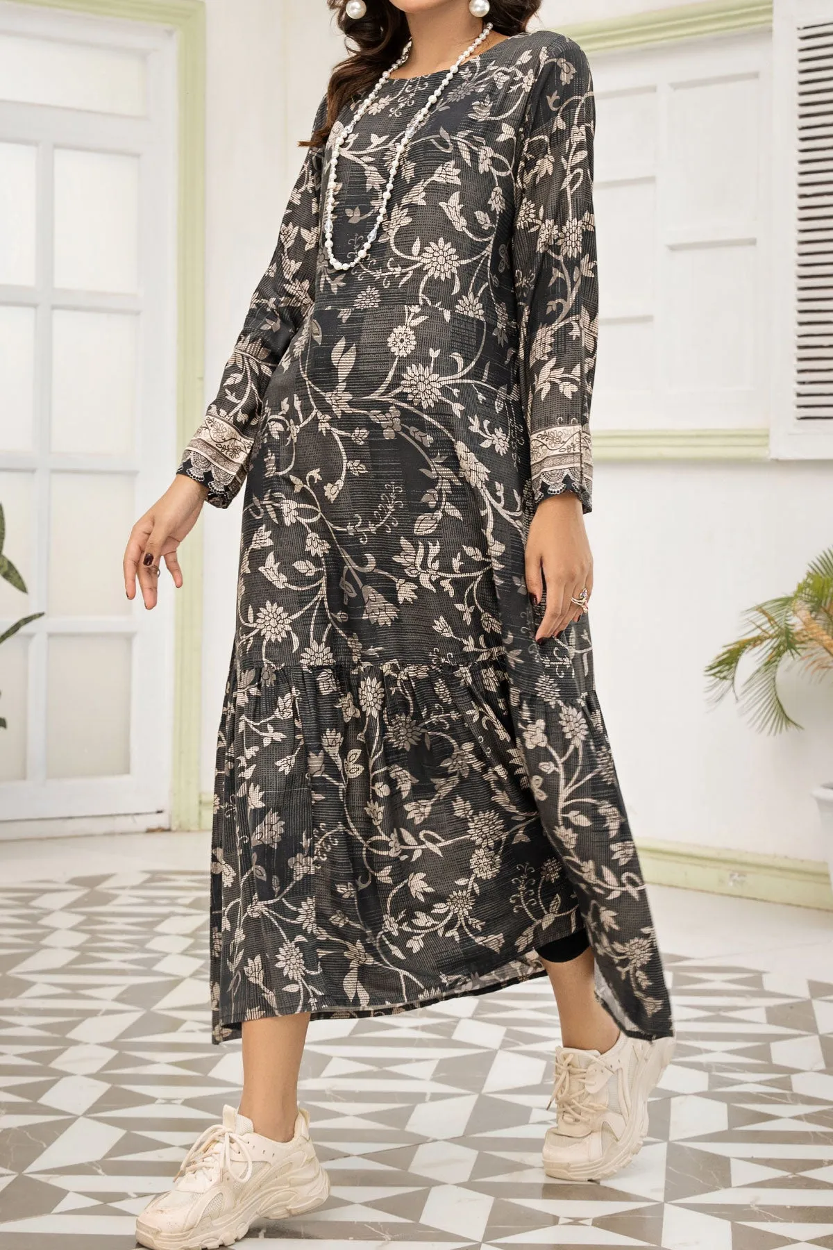 1PIECE DIGITAL PRINT LINEN KURTA  | DPLK-58