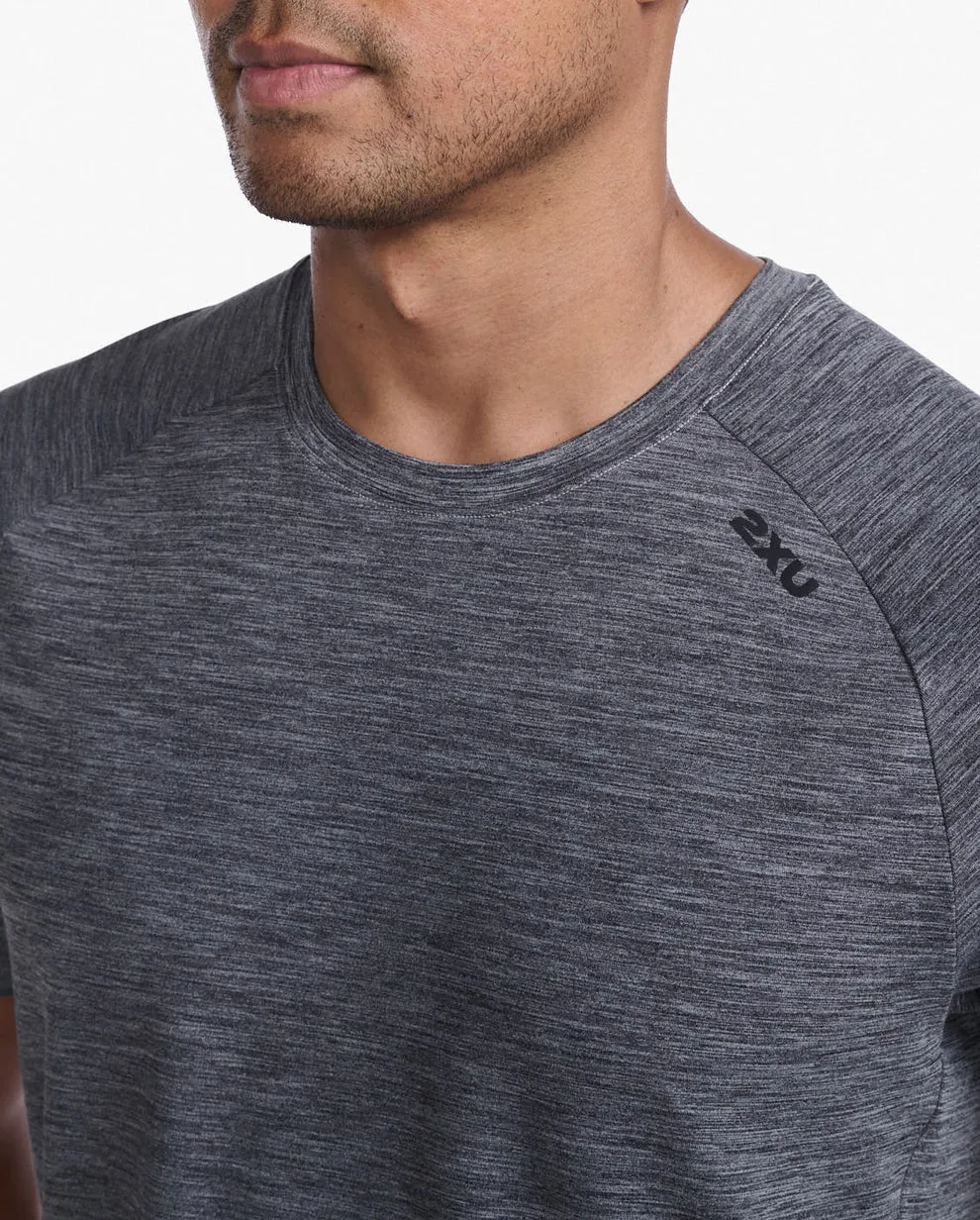 2XU Mens Motion Tee - Harbor Mist/Black