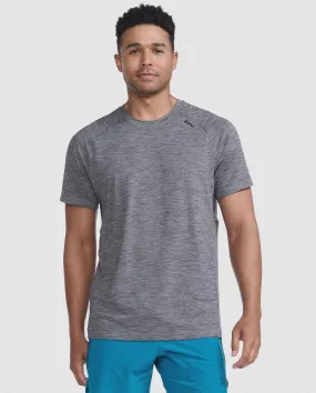 2XU Mens Motion Tee - Harbor Mist/Black