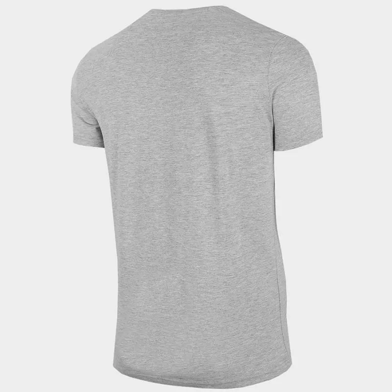 4F Mens Simple T-shirt - Gray