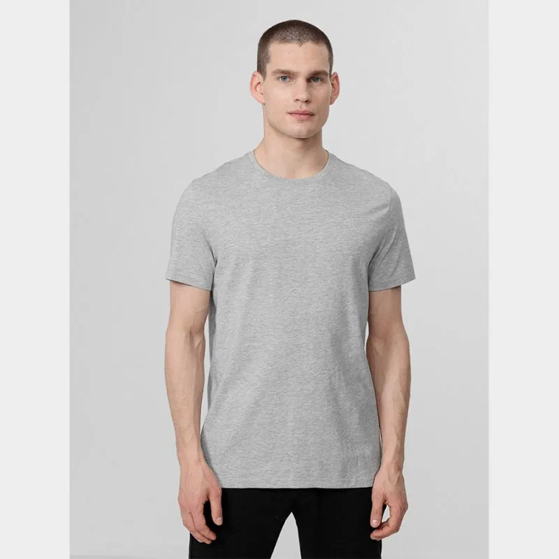 4F Mens Simple T-shirt - Gray