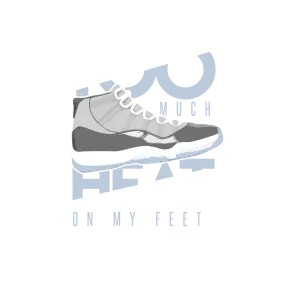 Air Jordan 11 Retro 'Cool Grey' 2021 Gray T-Shirt (too  much heat)