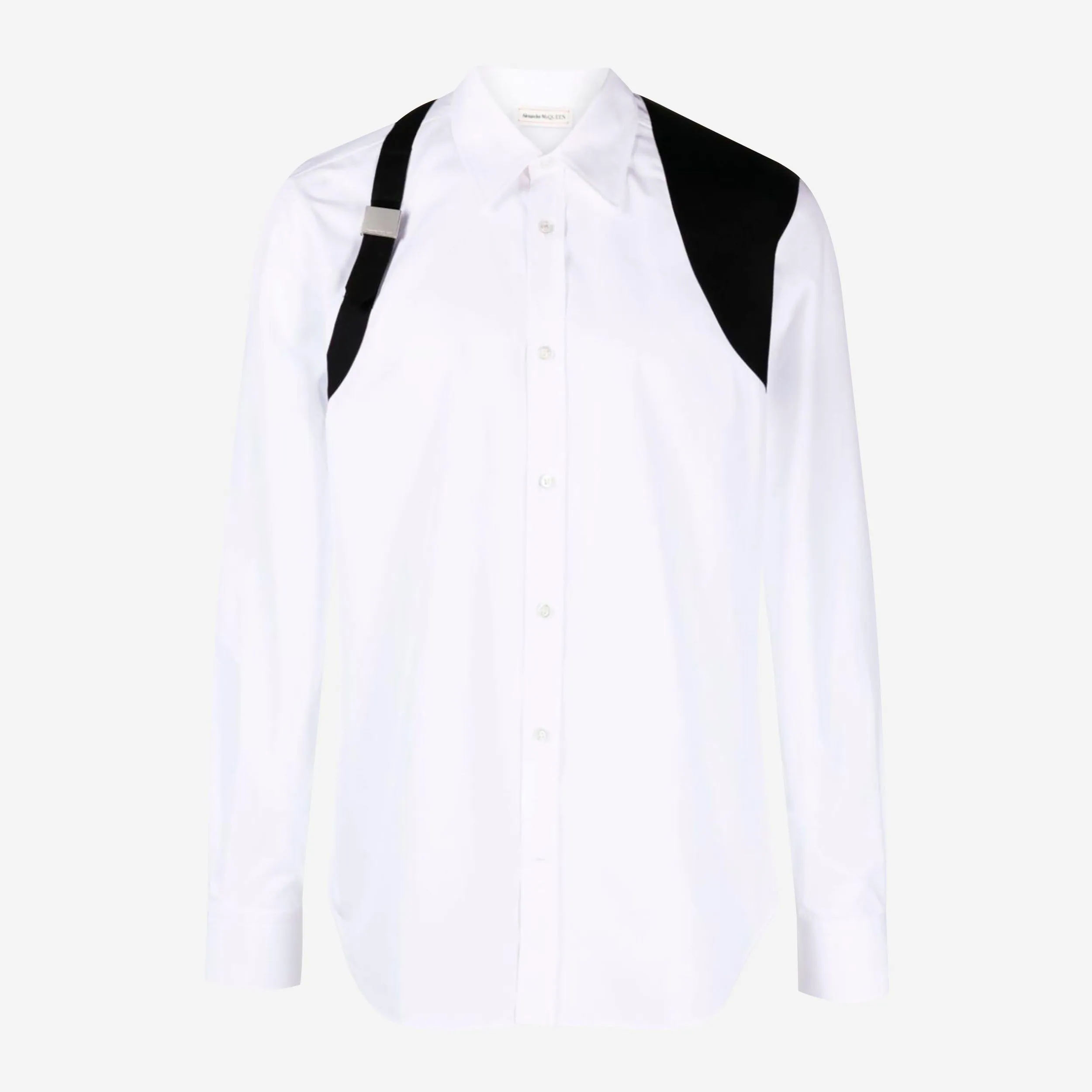 Alexander McQueen Harness Cotton Poplin Shirt