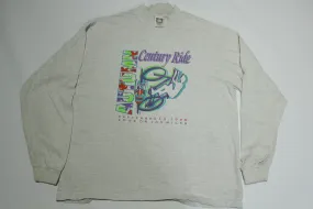 Autumn Century Ride 1998 Vintage 90's 100 Mile Bicycle Race Long Sleeve Event T-Shirt