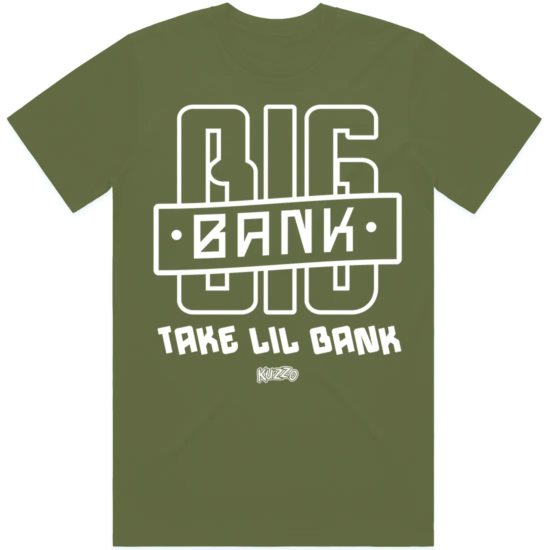 BIG BANK : Sneaker Shirt to Match : Olive