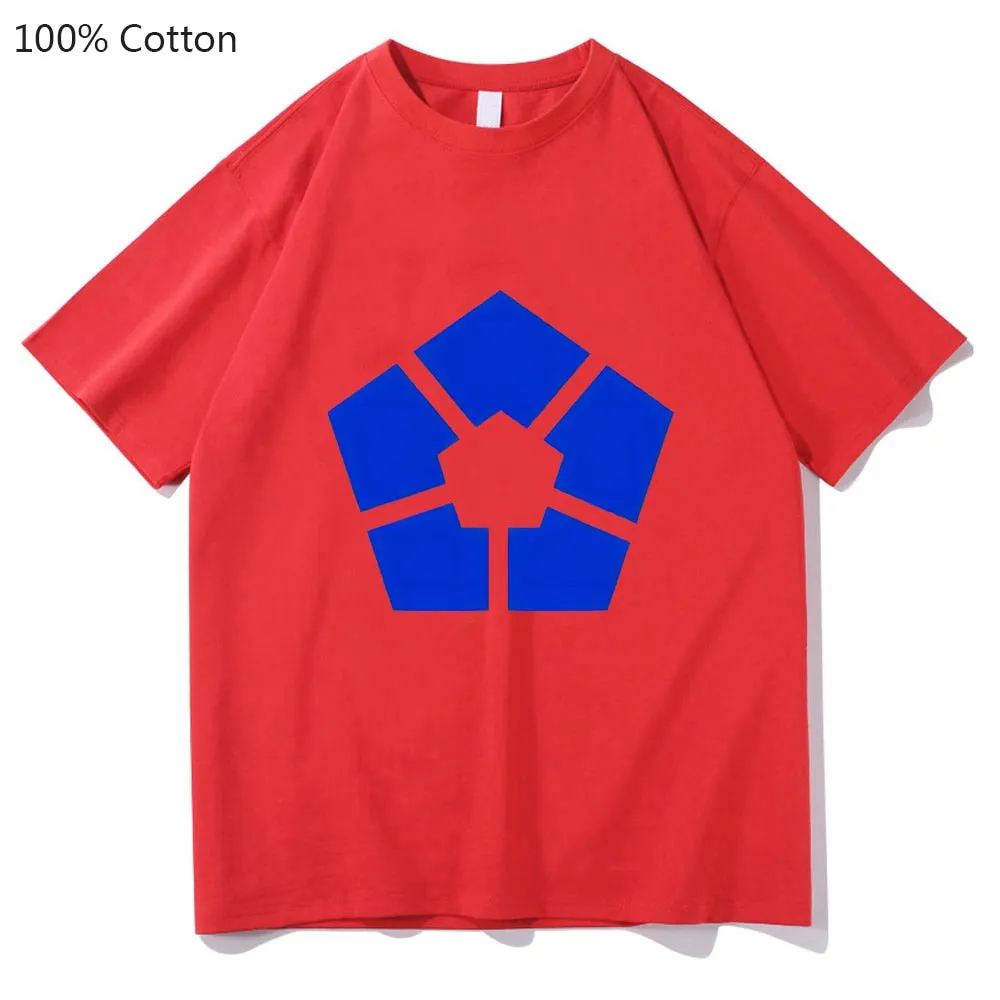 Blue Lock Logo Cool Anime T-Shirt High Quality