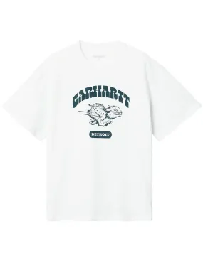 Carhartt WIP Womens S/S Wildcat T-Shirt White