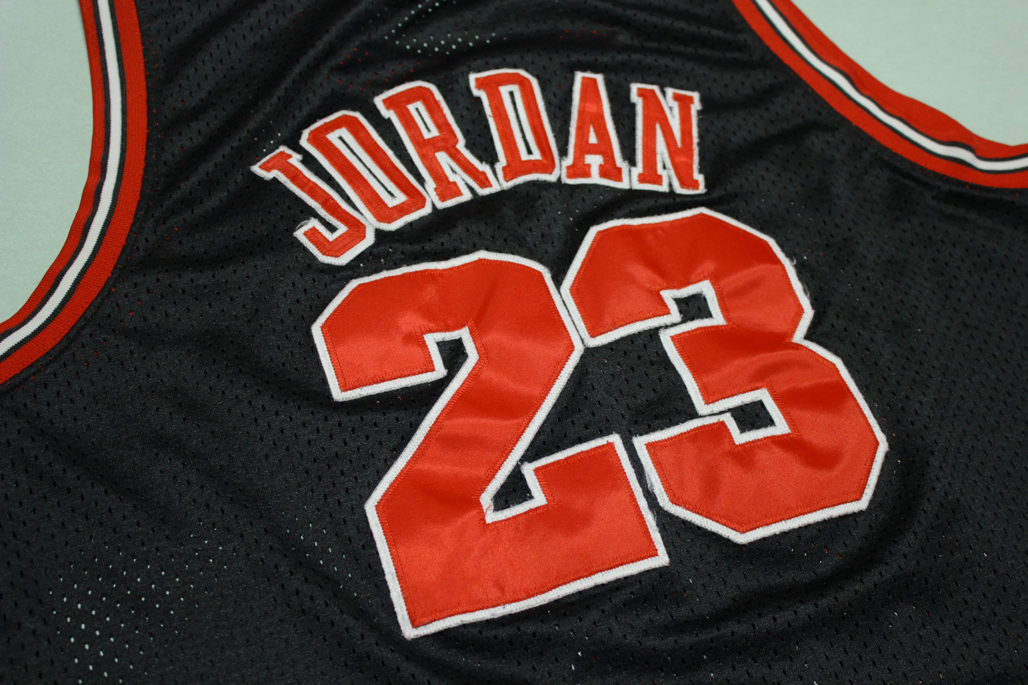 Chicago Bulls Michael Jordan Vintage 23 Team Nike Distressed Jersey