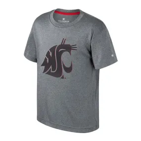 Colosseum Youth Polyester Gray Logo Tee