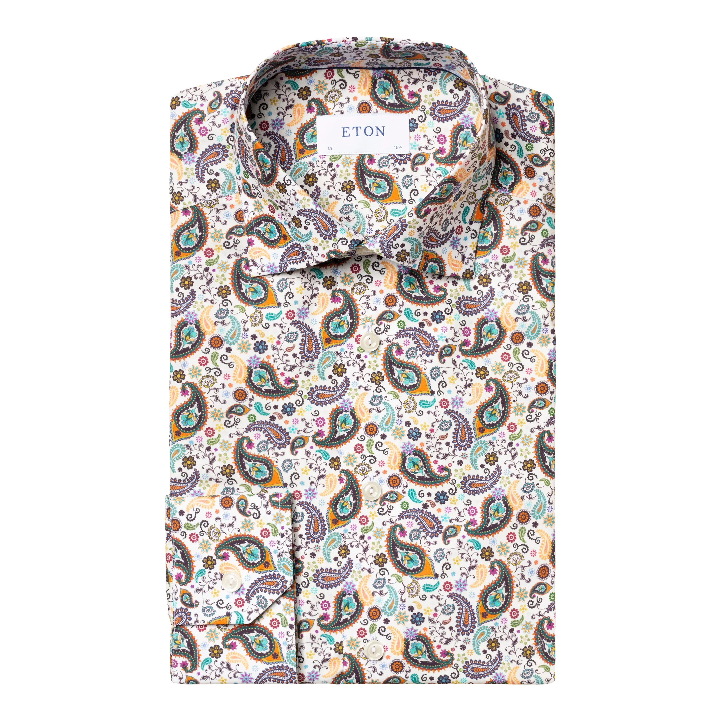 Contemporary Fit - Paisley Poplin Shirt