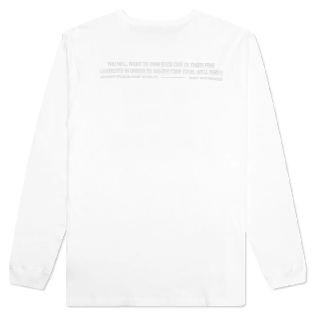 Drugs L/S T-Shirt - White