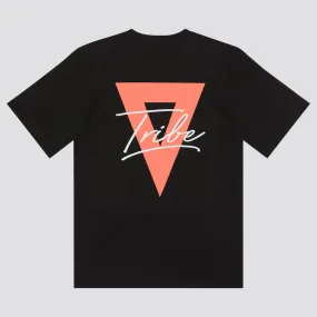 Dvine Tribe White On Peach T-Shirt