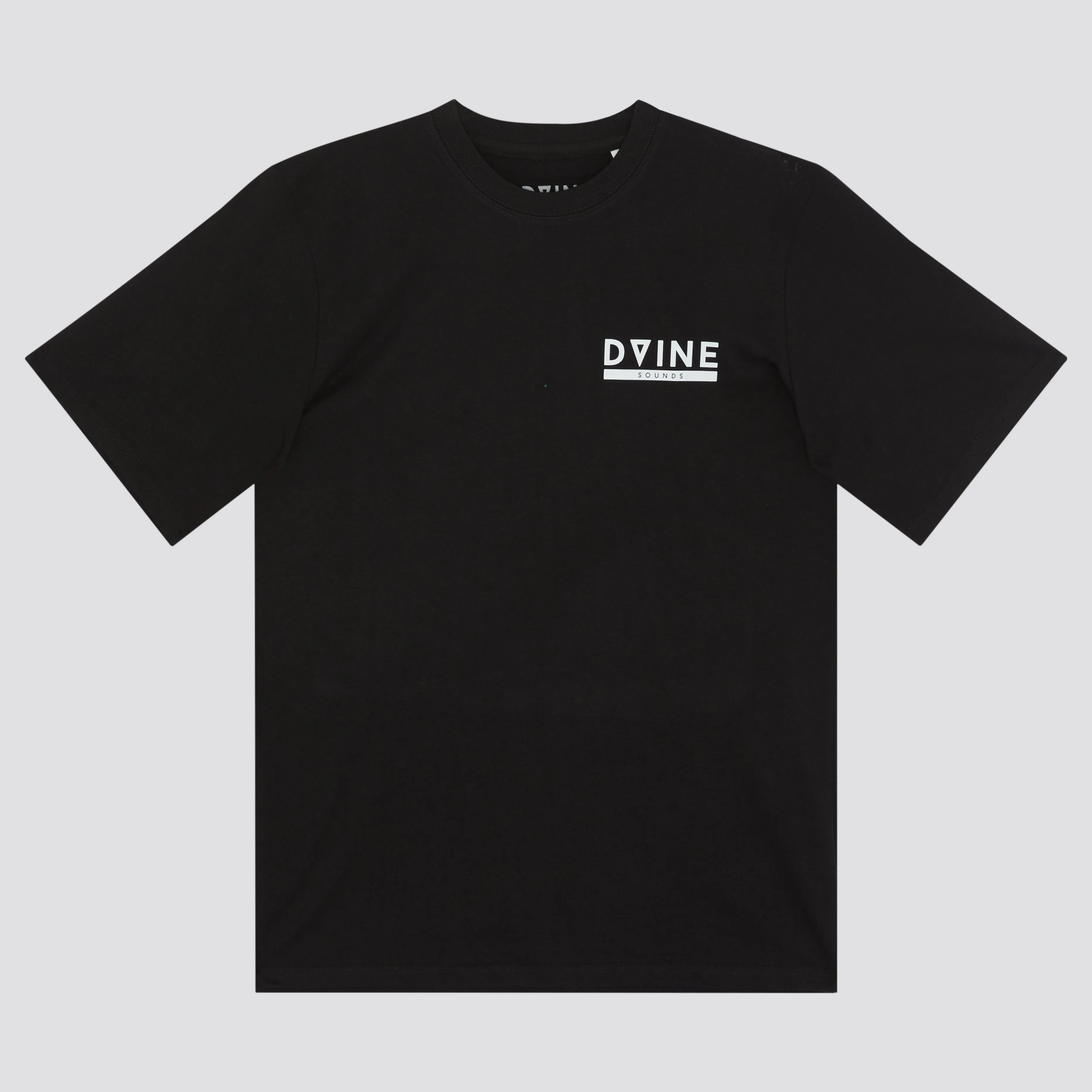 Dvine Tribe White On Peach T-Shirt