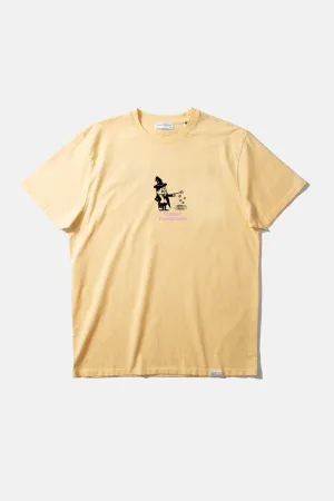 Edmmond Studios Cosmic Pleasures Plain Light Yellow T-Shirt