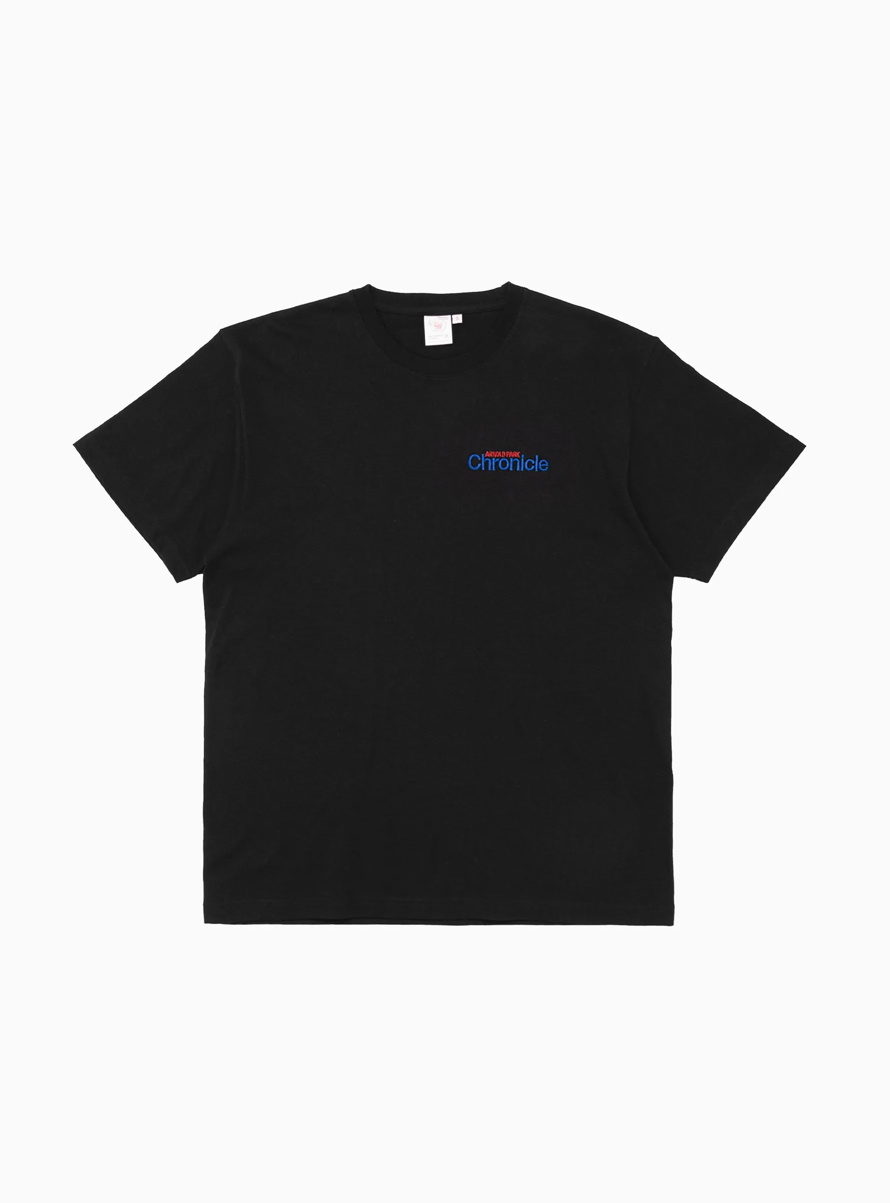 Embroidered Chronicle T-shirt Black