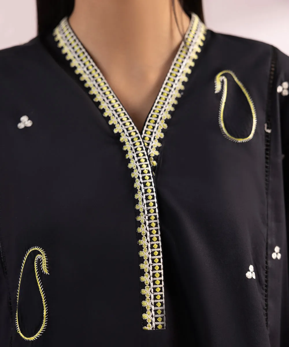 Embroidered Cotton Shirt