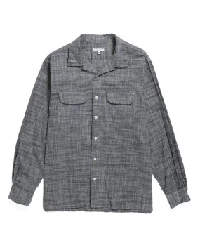 Engineered Garments Black Cotton Slub Classic Shirt