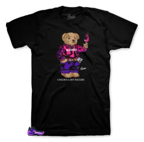 Foamposite Purple Camo Shirt -Cheers Bear - Black