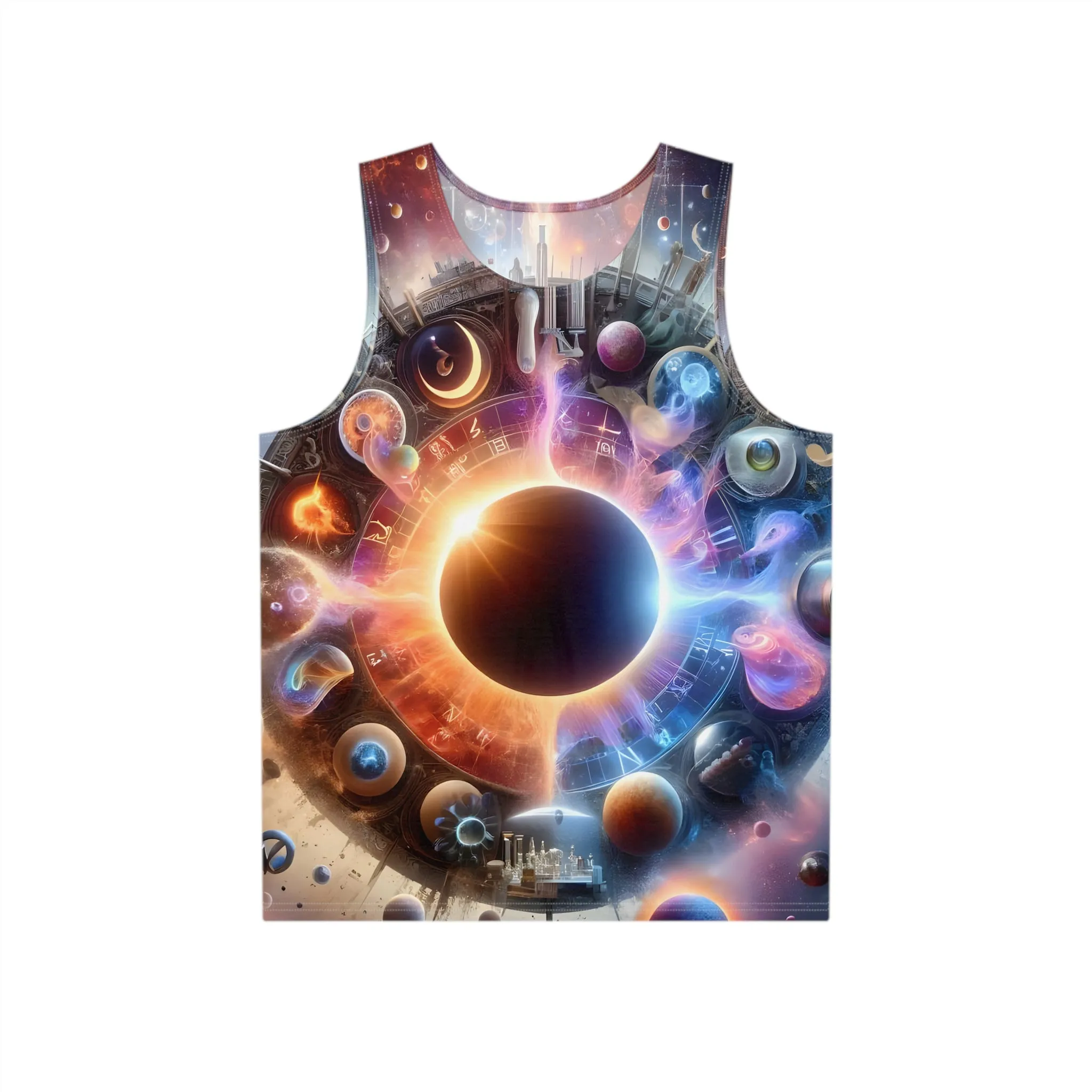 Full Solar Eclipse - Men's Tank Top Shirt All Over Print