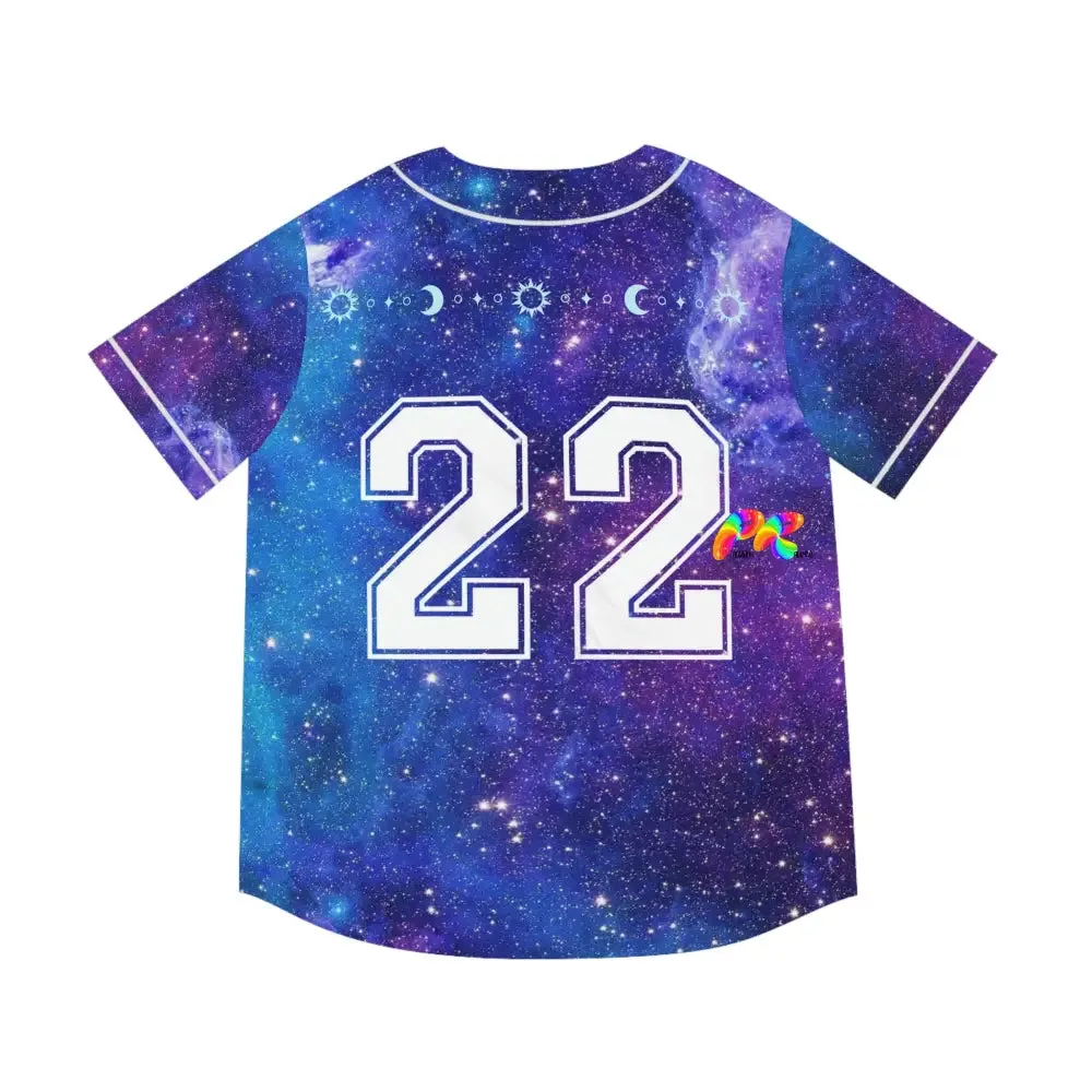 Galaxy Moon Men's Baseball Jersey