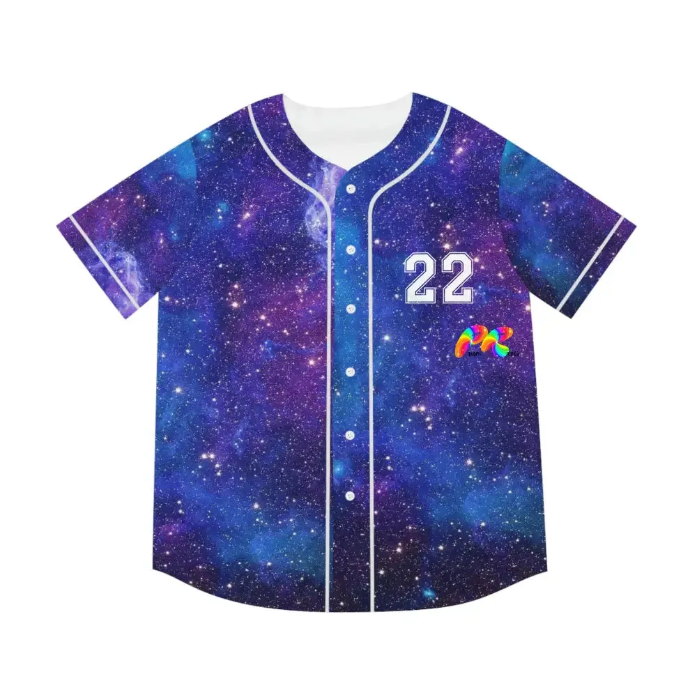 Galaxy Moon Men's Baseball Jersey