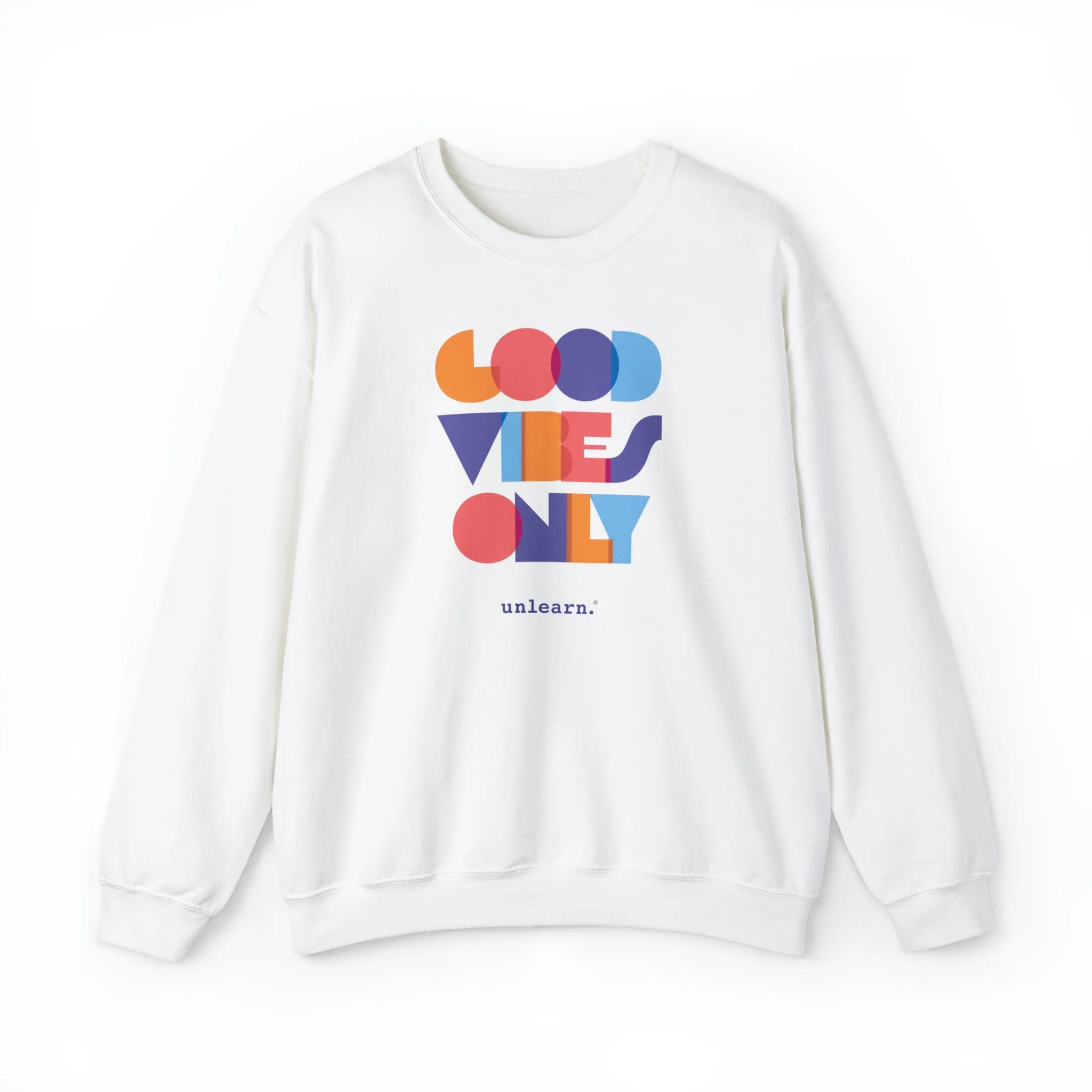 Good Vibes Only - Relaxed Fit Crewneck Sweatshirt