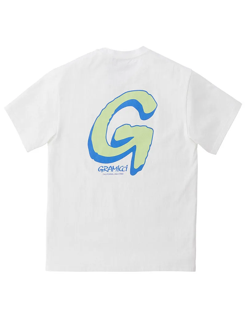 Gramicci Womens Big G-Logo T-Shirt White