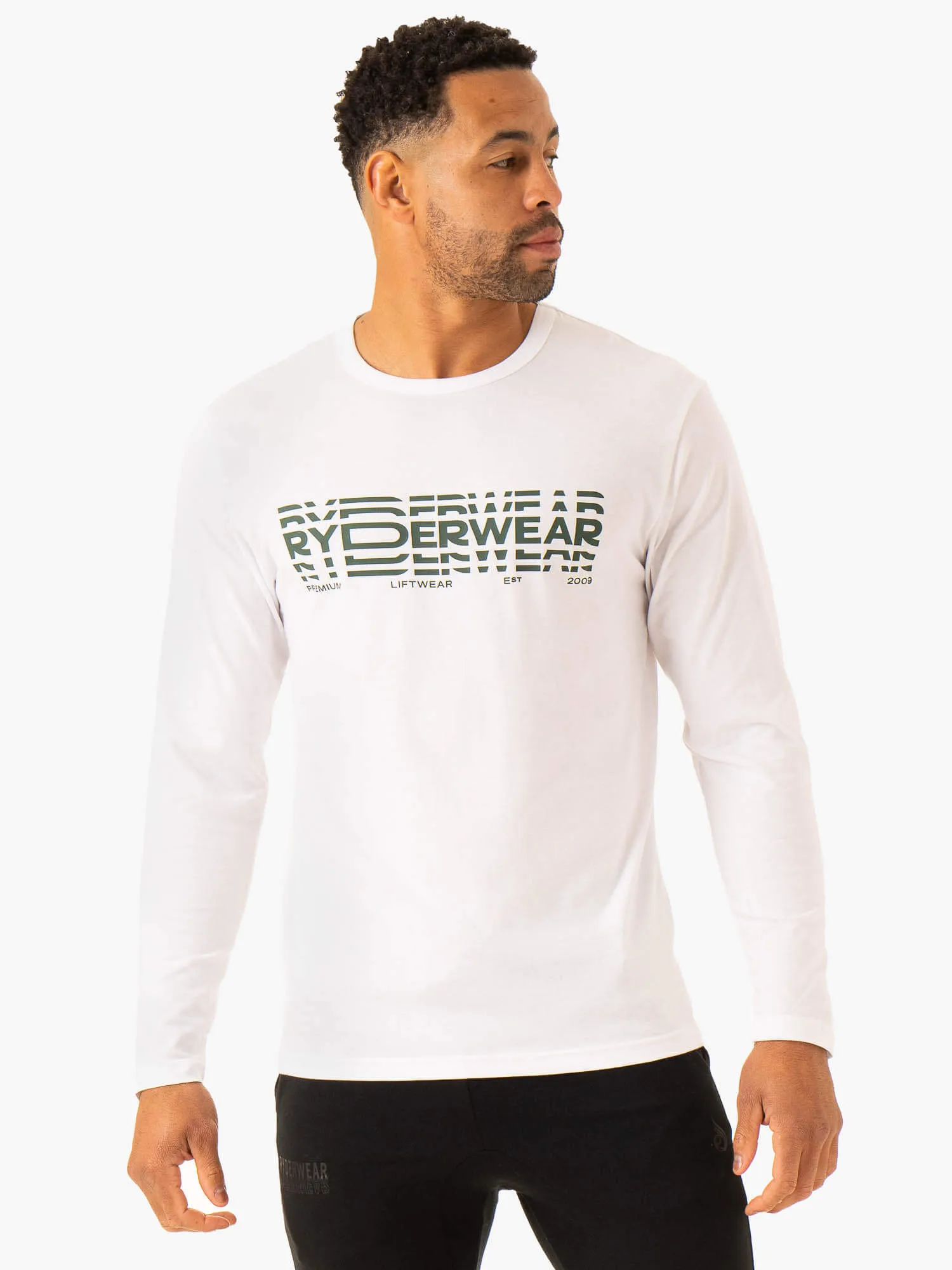 Graphic Long Sleeve T-Shirt - White