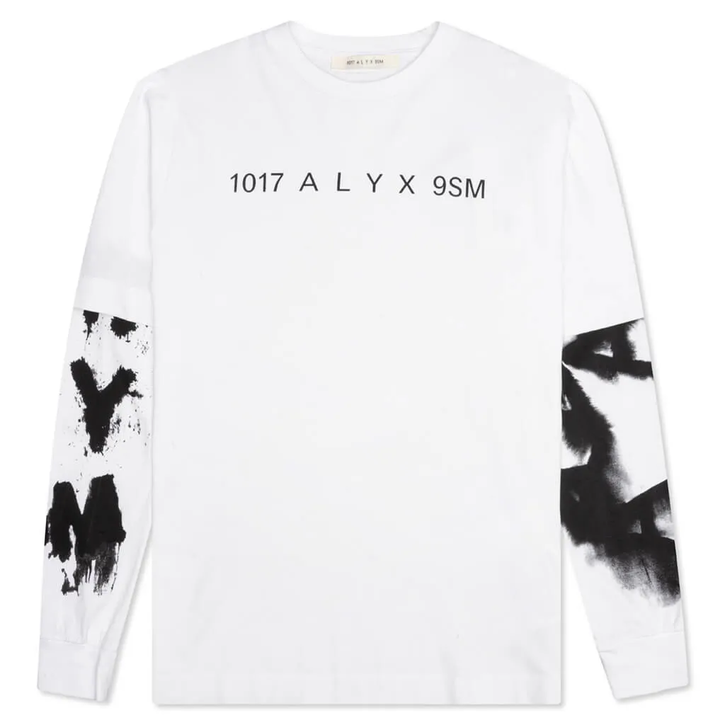 Graphic L/S T-Shirt - White