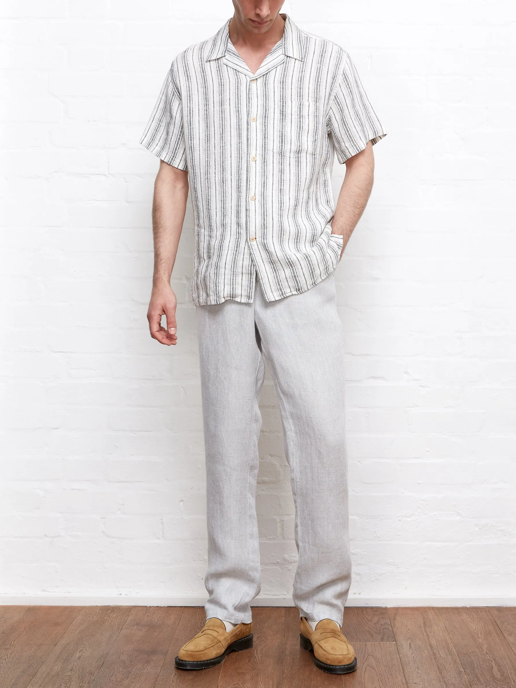 Havana Short Sleeve Shirt Hutchins White