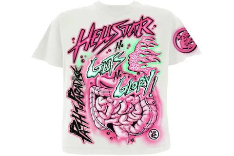 Hellstar No Guts No Glory T-Shirt White