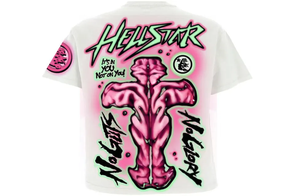 Hellstar No Guts No Glory T-Shirt White