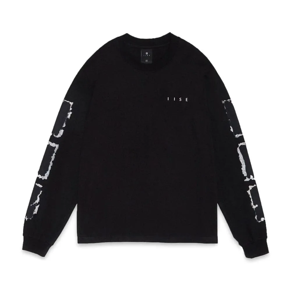 IISE BURNT HANJI LONG SLEEVE-BLACK