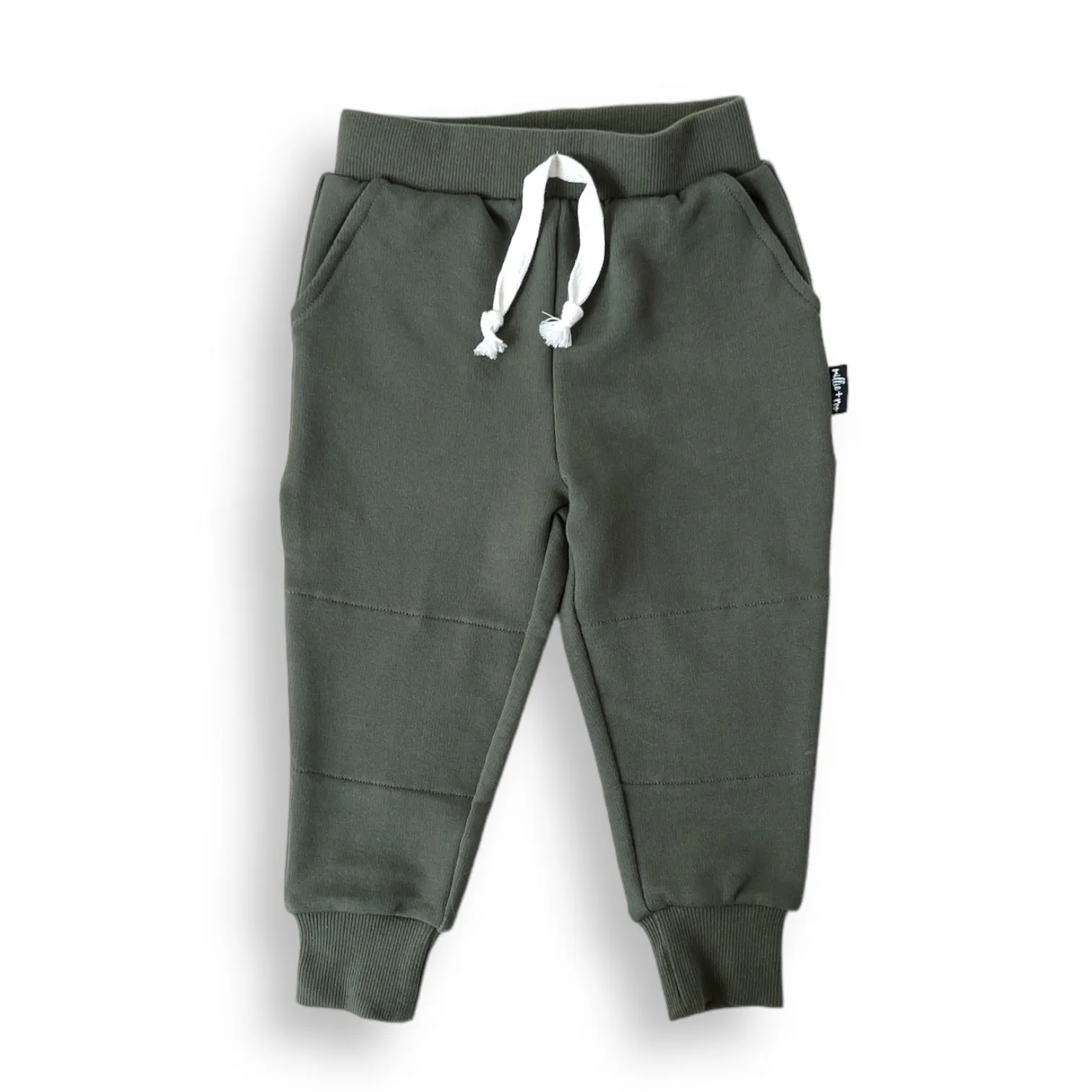 JOGGERS- Moss Bamboo French Terry