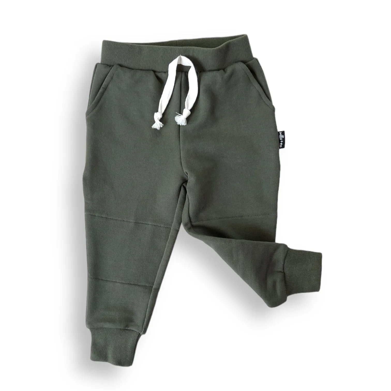 JOGGERS- Moss Bamboo French Terry