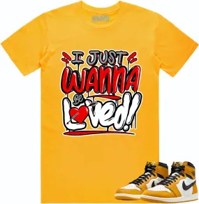 Jordan 1 Yellow Ochre 1s Shirt to Match - RED LOVED