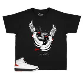 Kids Chicago 2 Shirt - Wings - Black