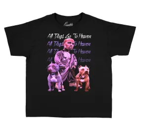 Kids Court Purple 13 Shirt - All Dogs - Black