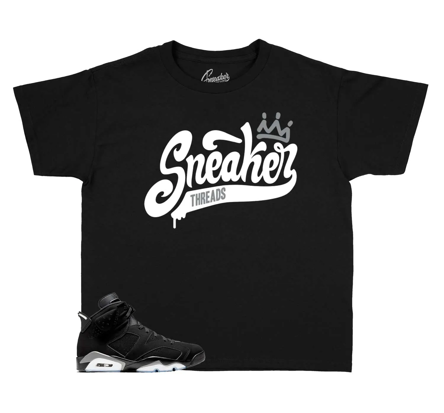 Kids - Metallic Silver 6 ST Crown Shirt