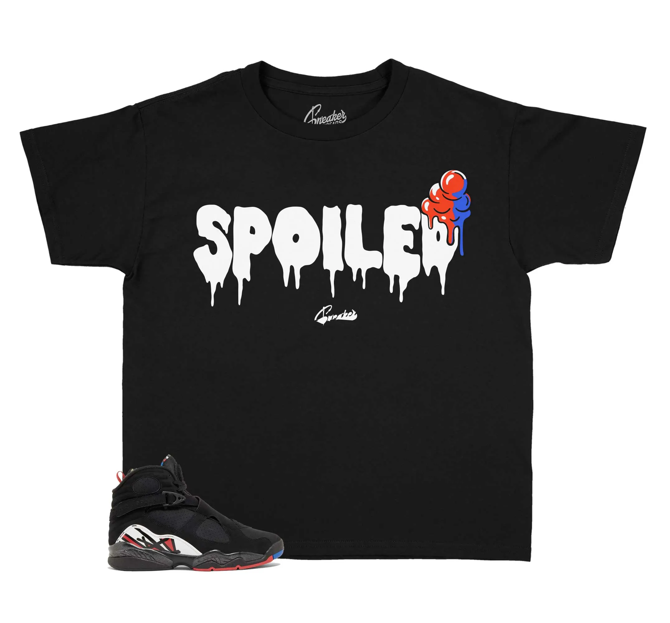 Kids Playoffs 8 Shirt - Spoiled - Black