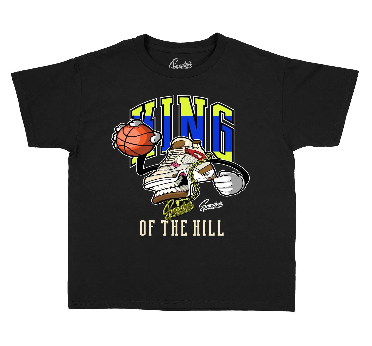 Kids Wild Things 4 Shirt - King Of Hill - Black