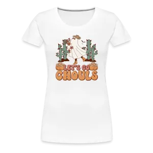 “Let’s Go Ghouls”-Women’s Premium T-Shirt