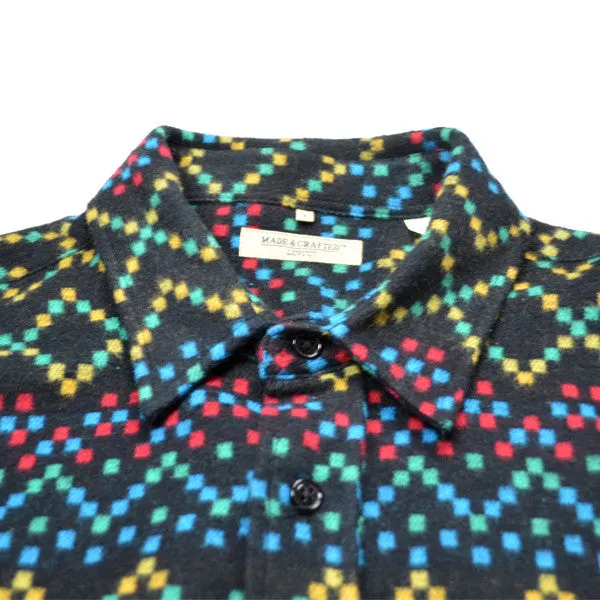 Levi's Made & Crafted - Classic Shirt Flannel - Black Digital Multicolor