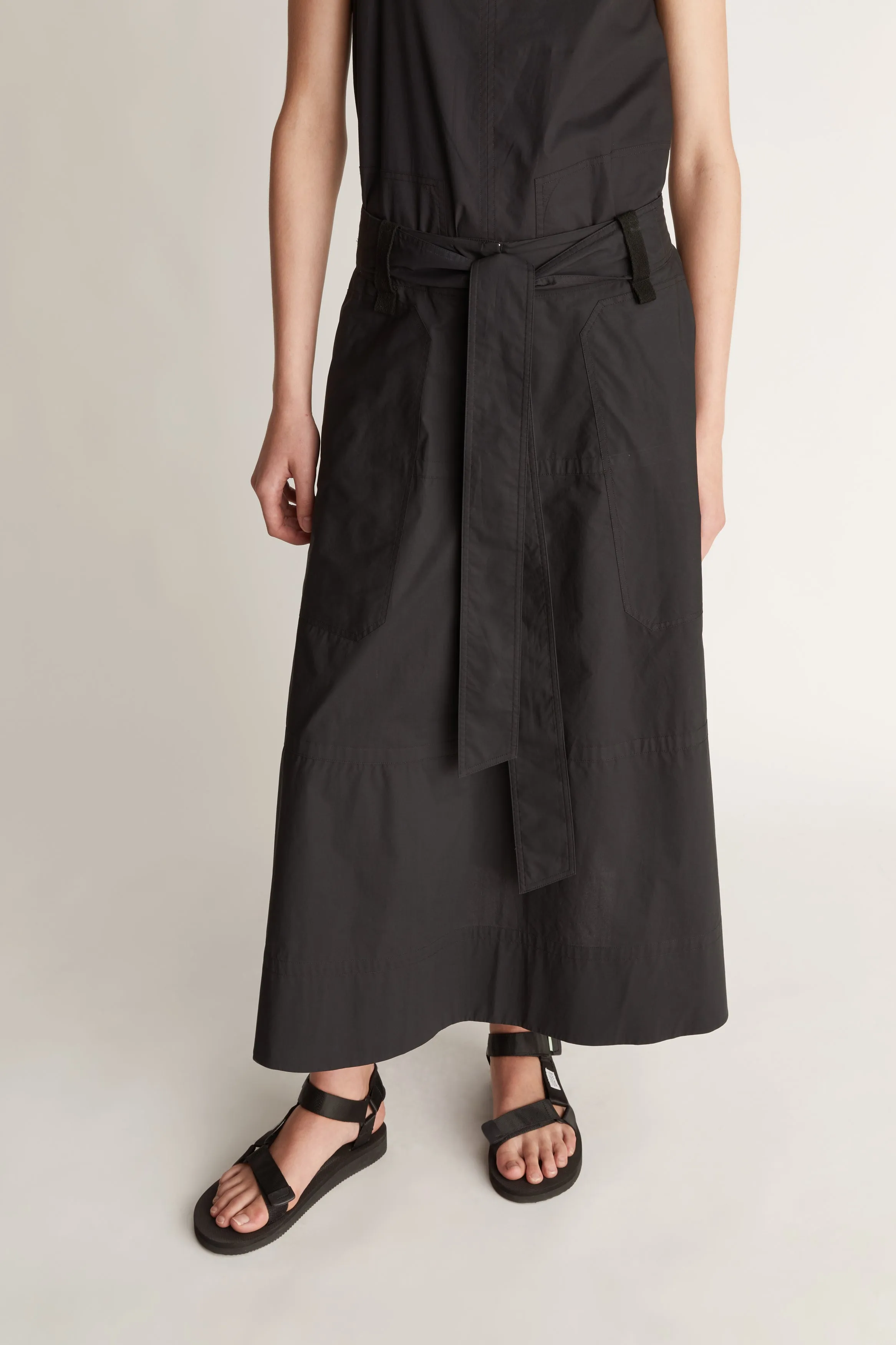 LM Poplin Flare Skirt