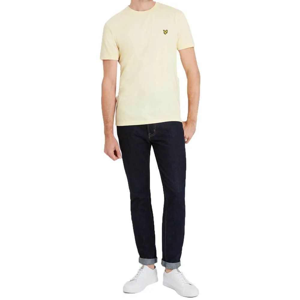 Lyle And Scott Crew Neck T-Shirt - Butter Cream Yellow