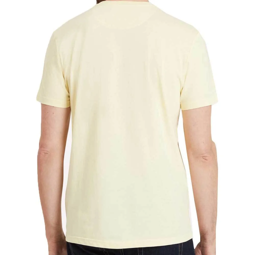 Lyle And Scott Crew Neck T-Shirt - Butter Cream Yellow