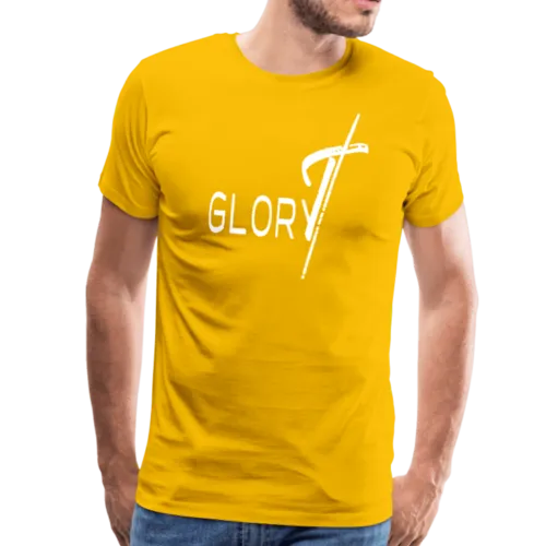 Mens T-Shirts, Glory Graphic Text Style Shirt