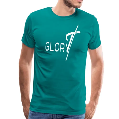 Mens T-Shirts, Glory Graphic Text Style Shirt